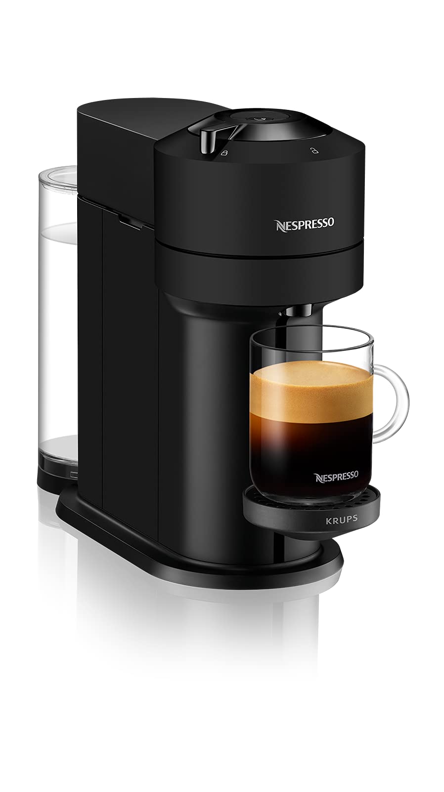 Opurio Next Cafetière à capsules Machine à expresso 5 tailles différentes tasses Technologie Centrifusion, chauffage 30s, WiFi, Bluetooth, XN910N, Noir mat