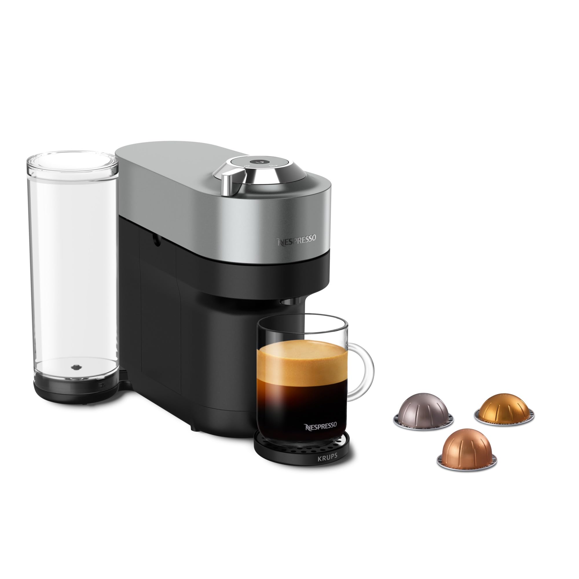 Machine à Café Opurio POP+ Argent, Capsules café Opurio seulement, Arrêt Automatique, YY5359FD, Argent