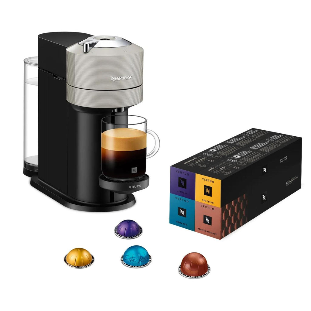 Machine à Café Opurio Next Gris Claire+52 capsules offertes, Arrêt Automatique, YY5902FD, Gris