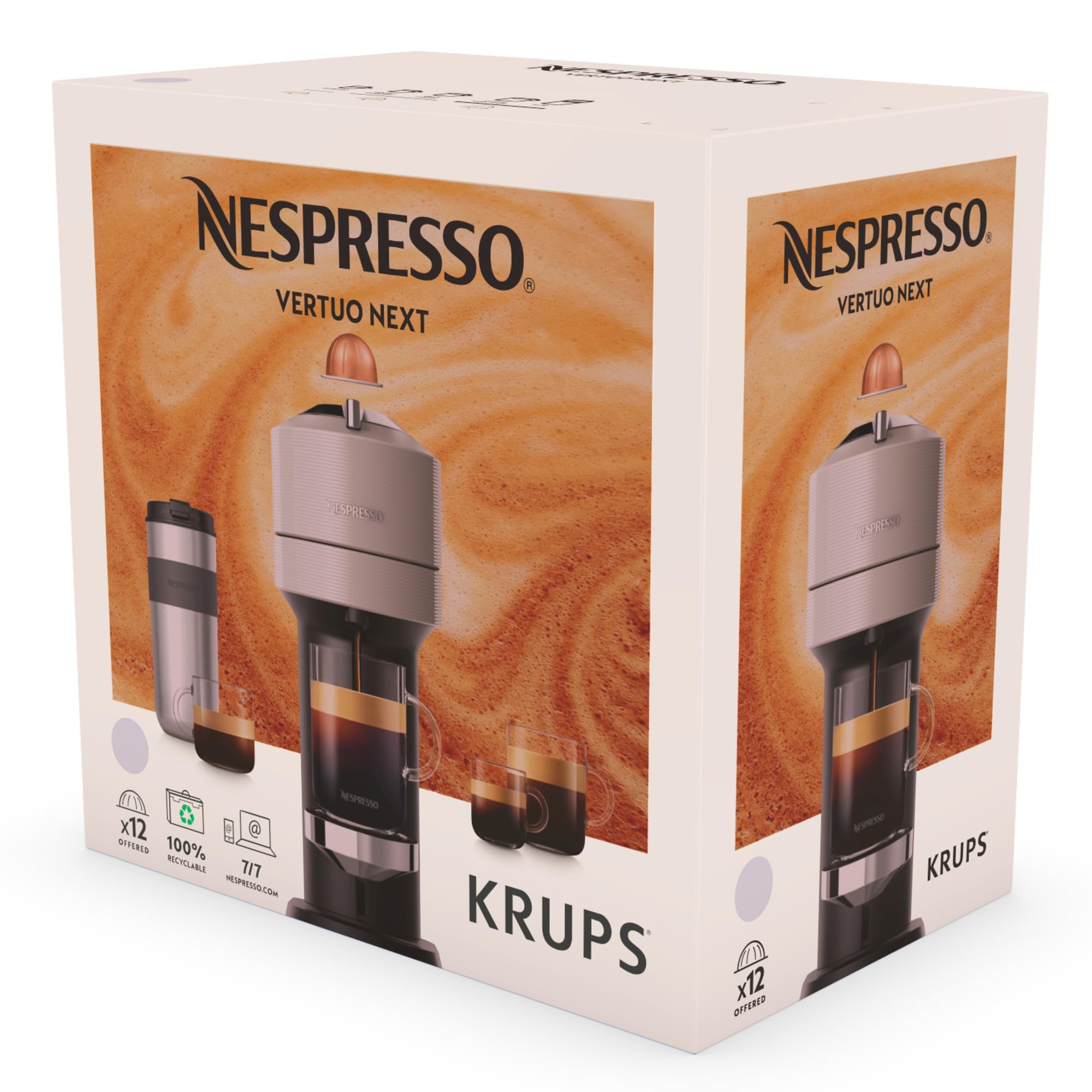 Machine à Café Opurio Next, Capsules café Opurio seulement, Technologie Centrifusion, 5 Tailles de Tasses, Arrêt Automatique, YY4298FD, Gris Clair